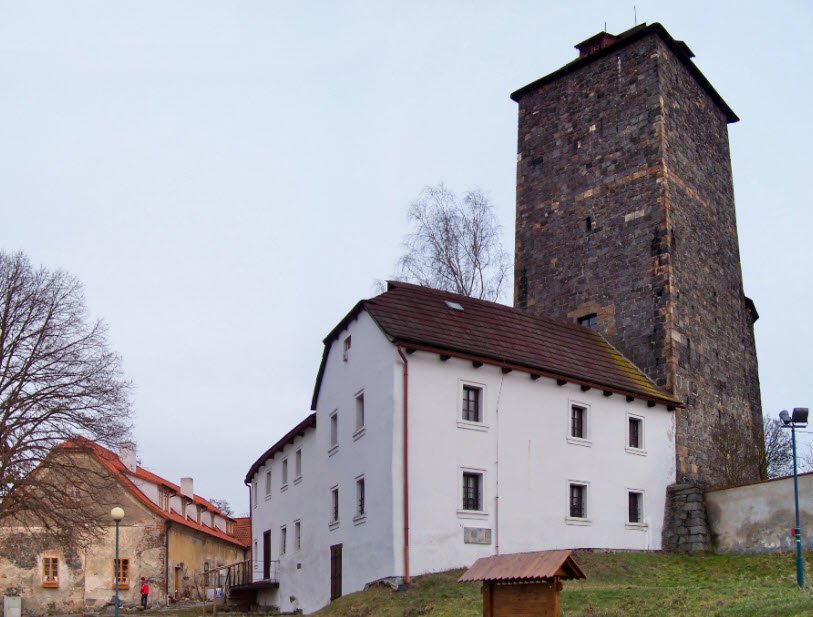 Castle Zbořený Kostelec, Týnec nad Sázavou, Czechia, Czech Republic (Czechia)